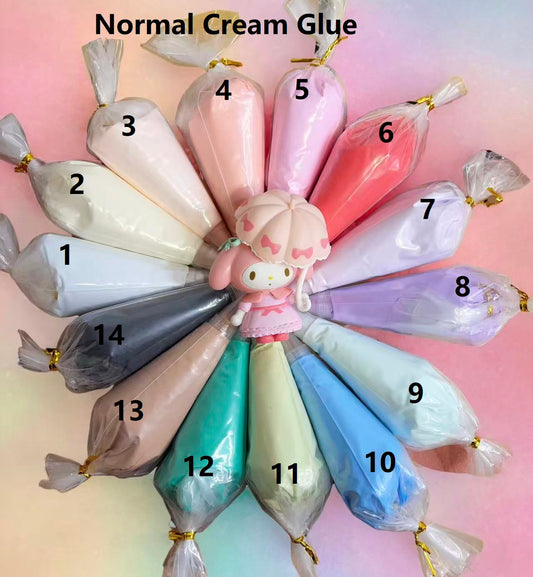 Whipped Cream Glue for Decoden, Fake Whipped Cream Frosting